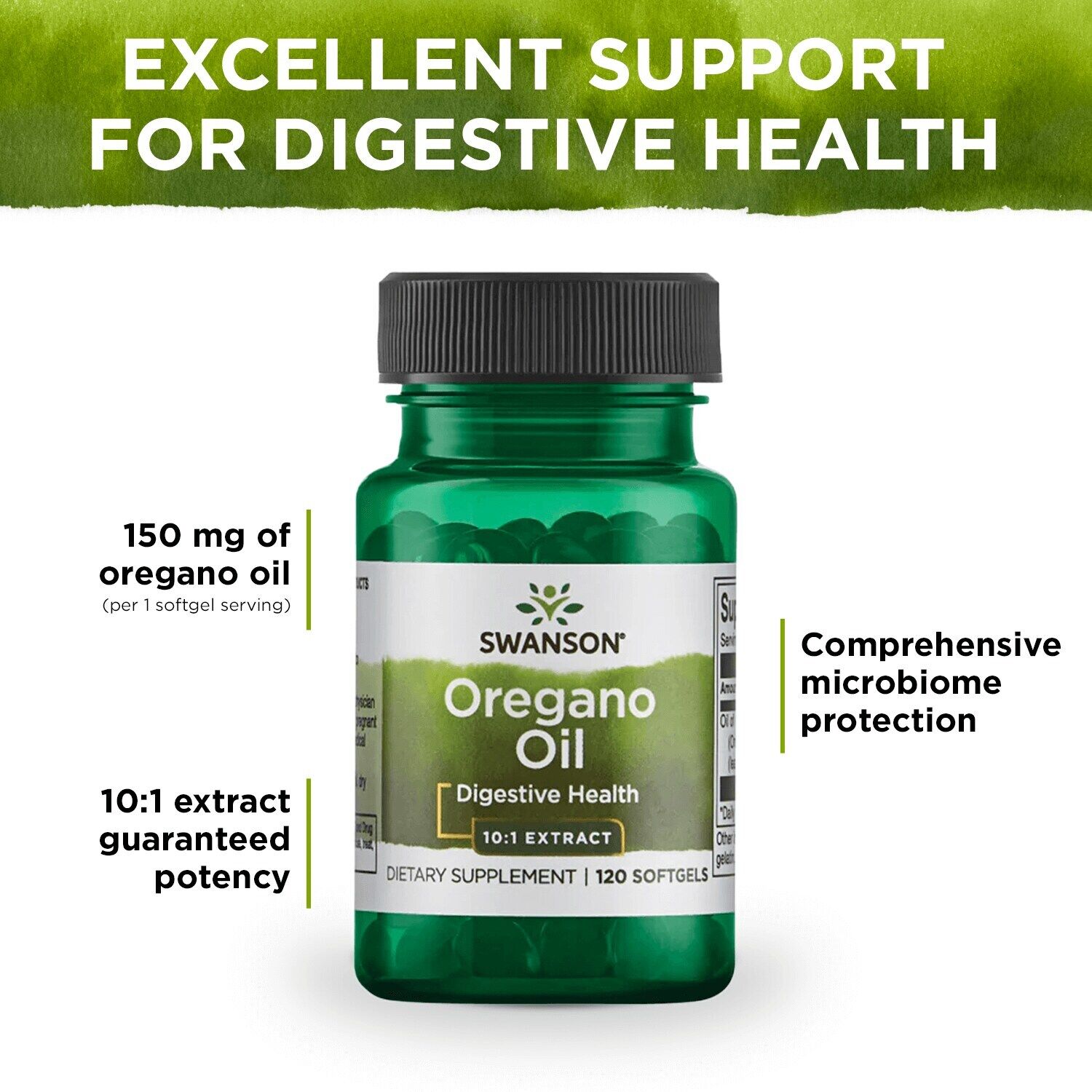 Swanson Oregano Oil Extract Softgels, 150 mg, 120 Count