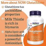 Now Foods Glutathione 500mg Vegan Capsules