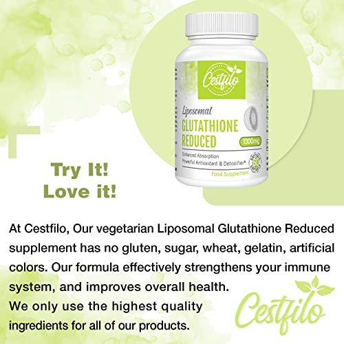 Liposomal Glutathione 1300 mg Antioxidant Support