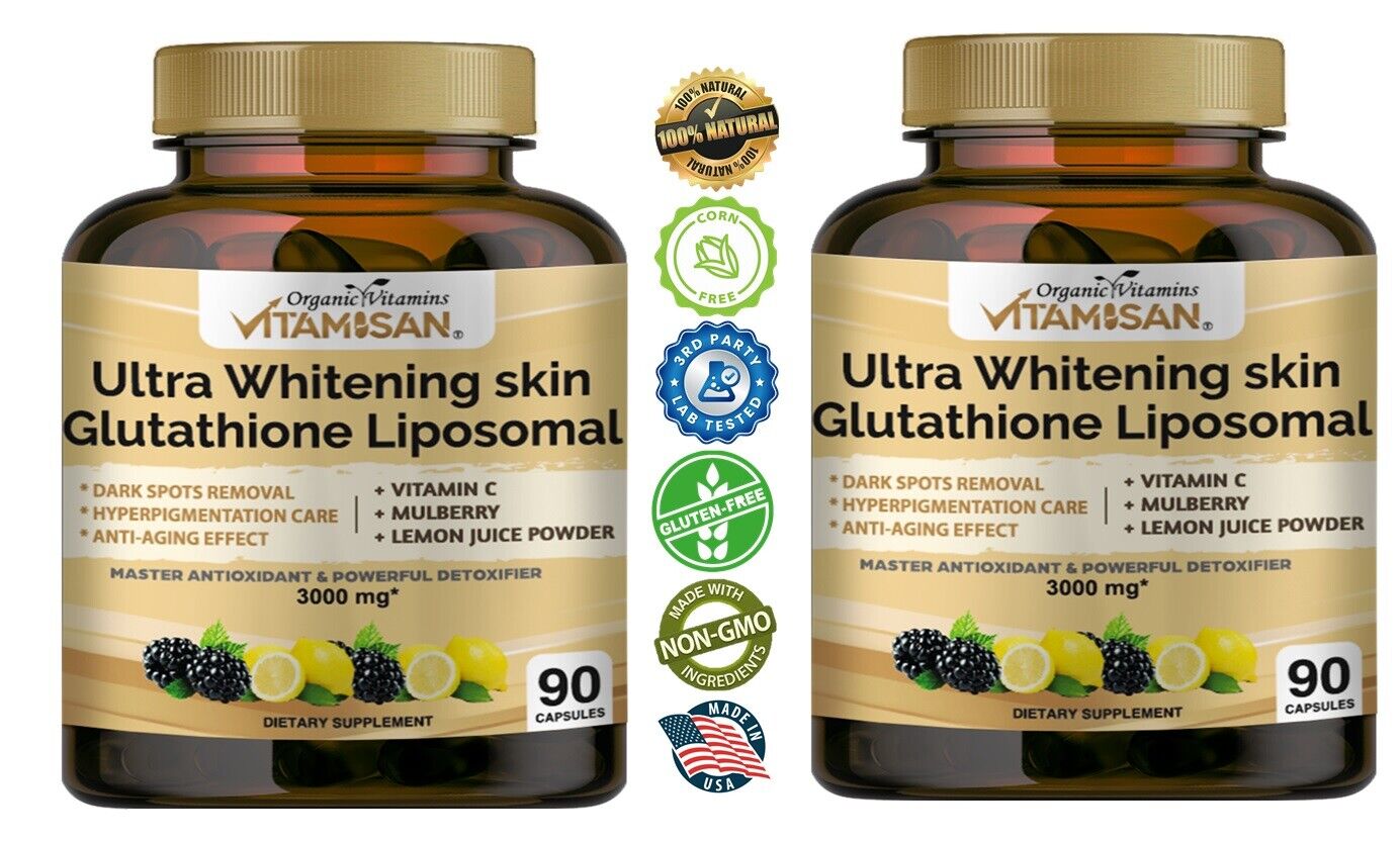 Glutathione Whitening Capsules for Dark Spots 120ct