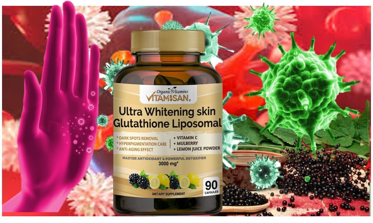 Glutathione Whitening Capsules for Dark Spots 120ct