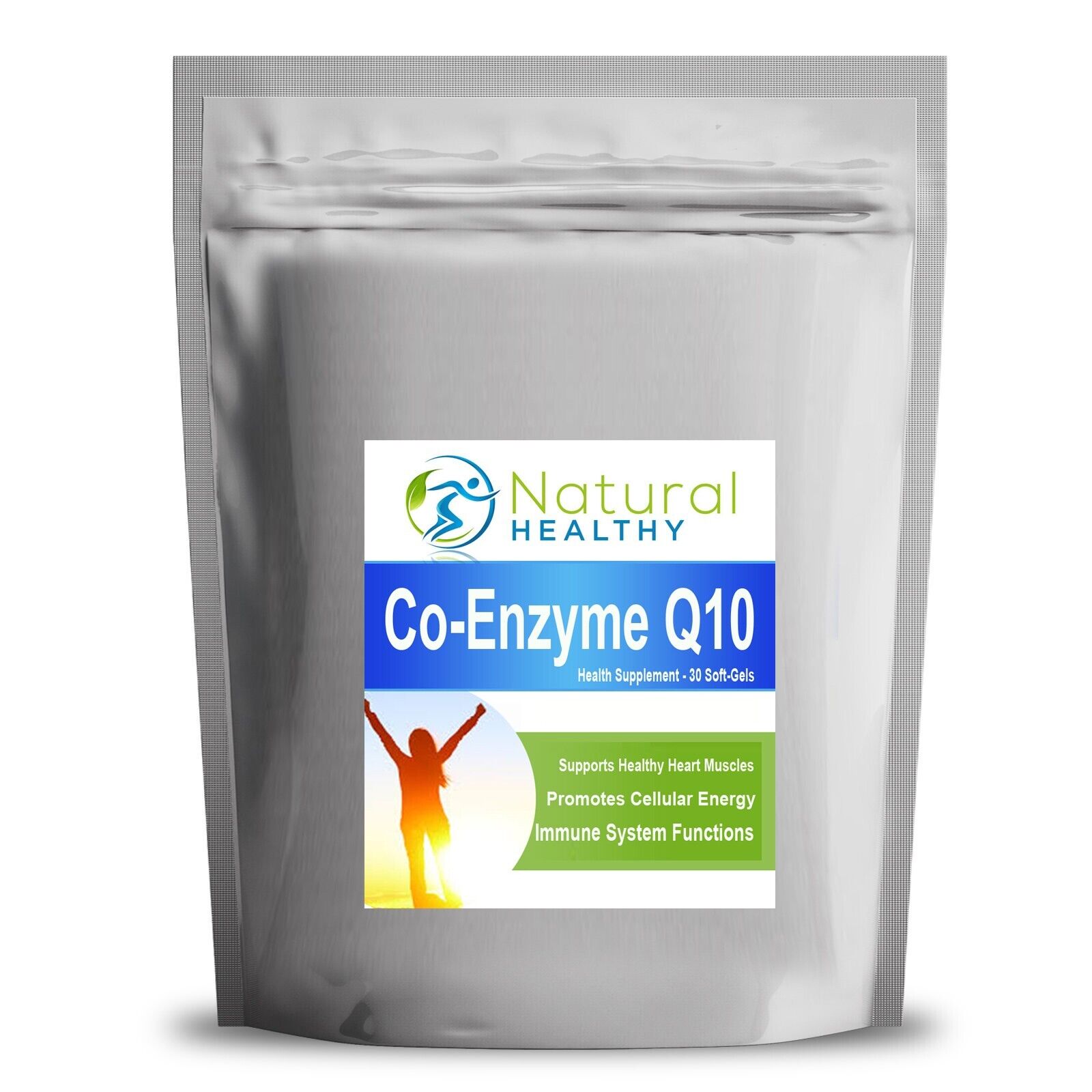 CoQ10 30mg Softgels for Heart and Energy