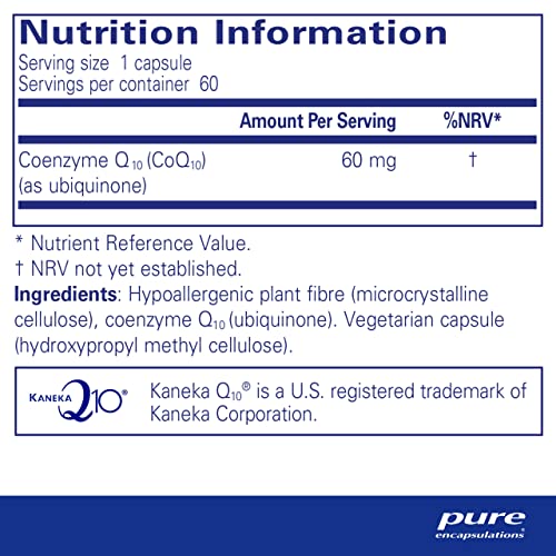 Pure Encapsulations CoQ10 60mg capsules