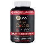Qunol Ultra CoQ10 100mg Softgels for Heart Energy