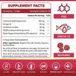 ZEBORA CoQ10 Softgels with PQQ & Omega-3