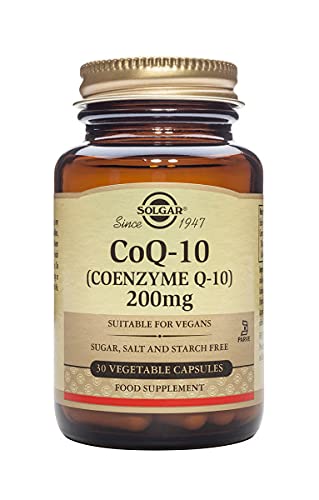 Solgar CoQ-10 200 mg Vegetable Capsules, 30 Count