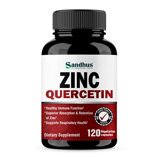 Zinc & Quercetin for Allergy Relief and Immunity