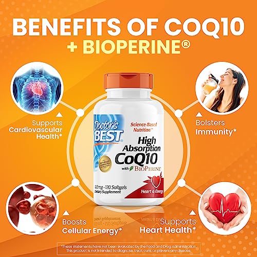Doctor's Best High Absorption CoQ10 100mg 120 Count