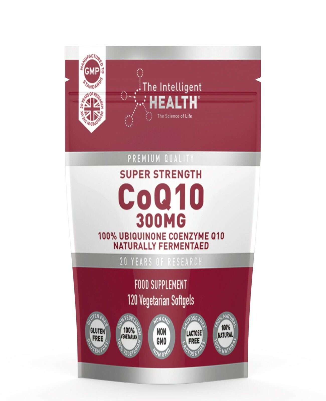High Absorption CoQ10 300mg Vegetarian Softgels
