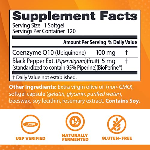 Doctor's Best High Absorption CoQ10 100mg 120 Count