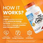 Doctor's Best High Absorption CoQ10 100mg 120 Count