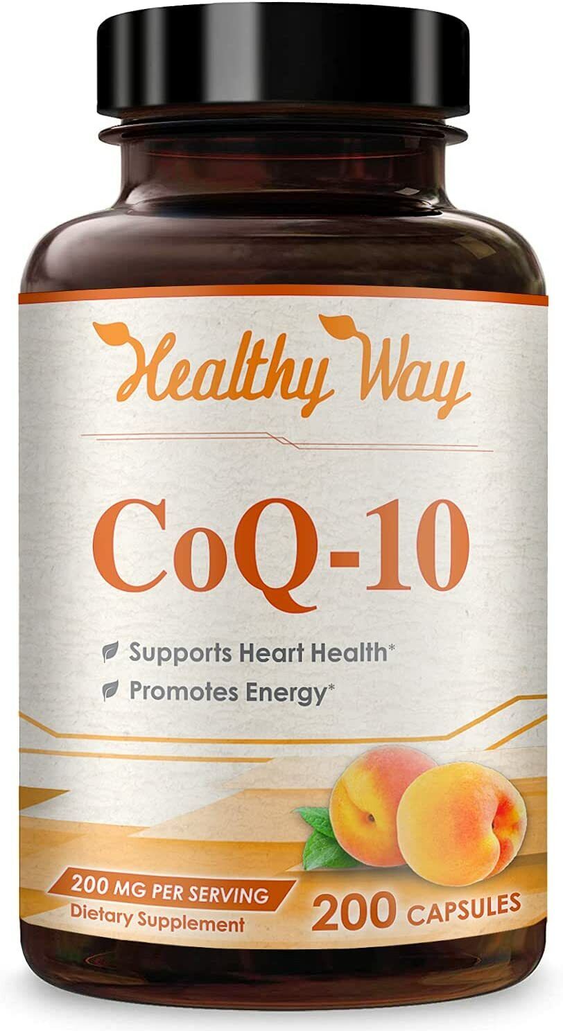 Healthy Way CoQ10 Heart Health Support, 200mg