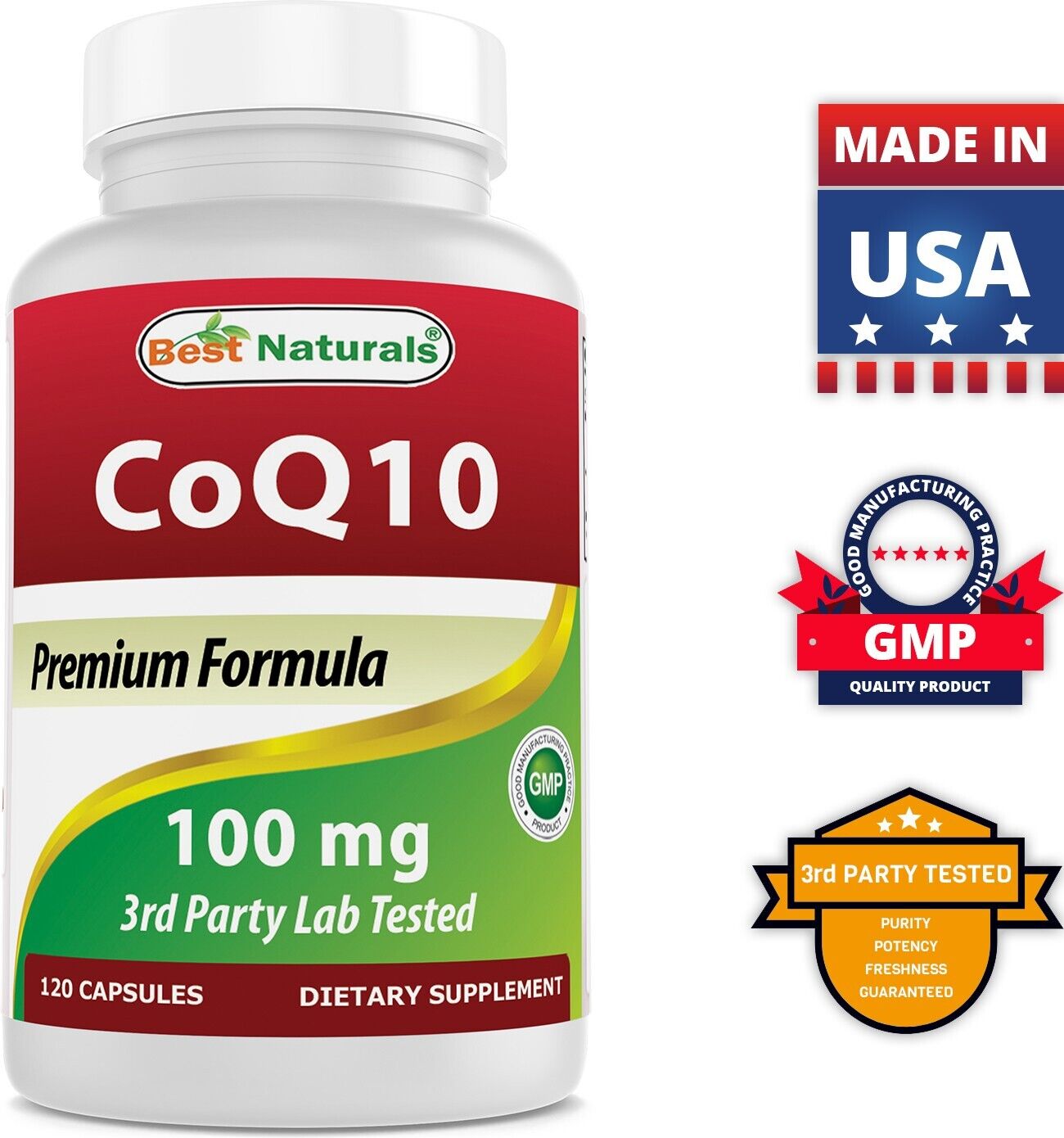 CoQ10 100 mg - 120 Capsules by Best Naturals