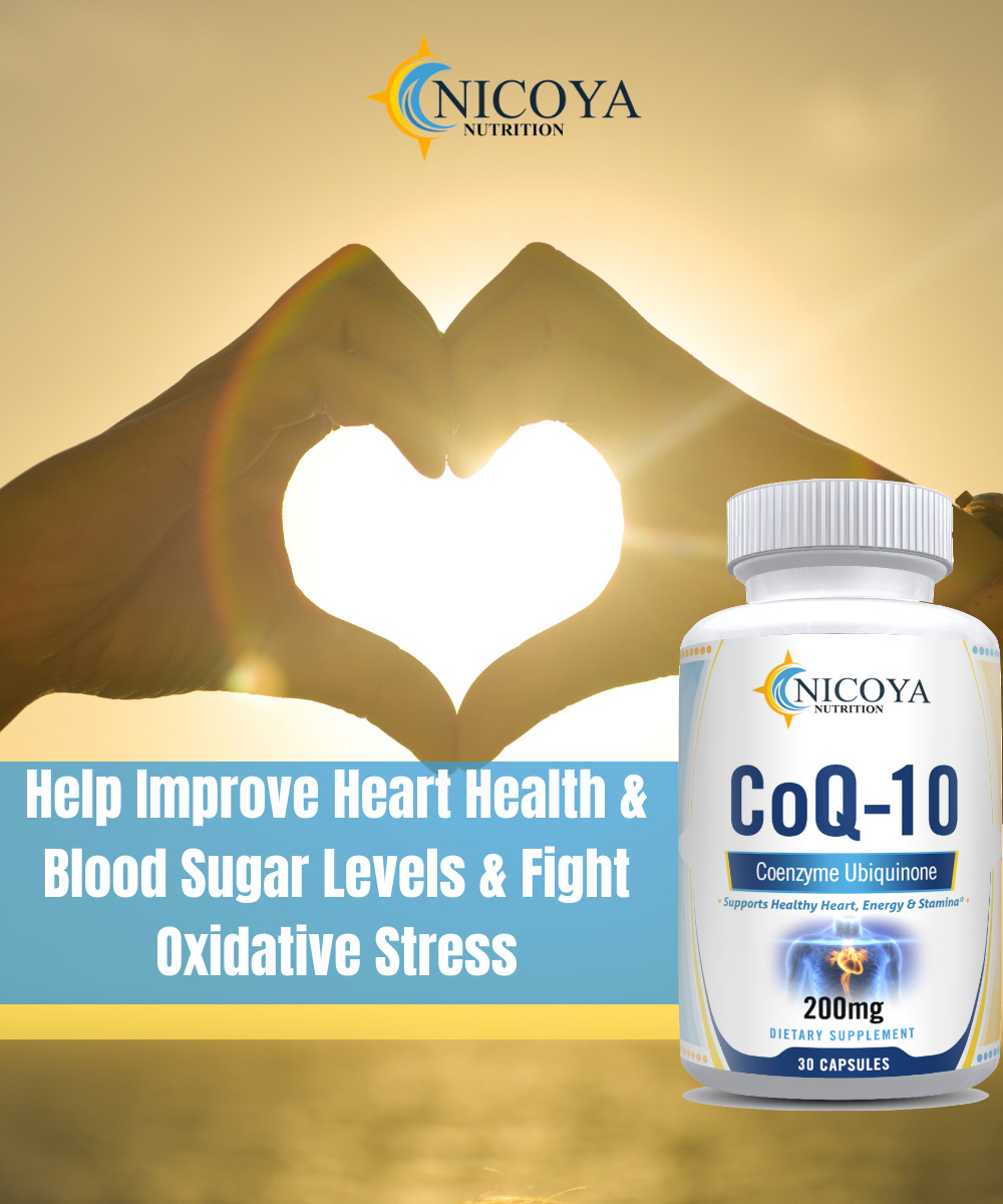 Coenzyme Q-10 200mg for Heart Health & Energy