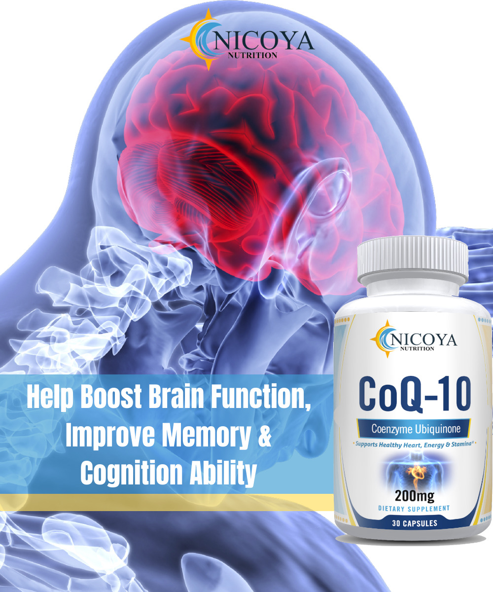 Coenzyme Q-10 200mg for Heart Health & Energy