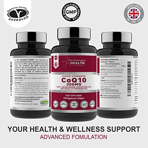 Super Strength Ubiquinone CoQ10 - 300mg Capsules