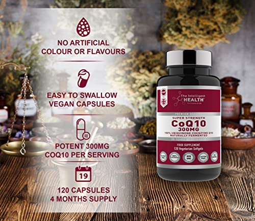 Super Strength Ubiquinone CoQ10 - 300mg Capsules