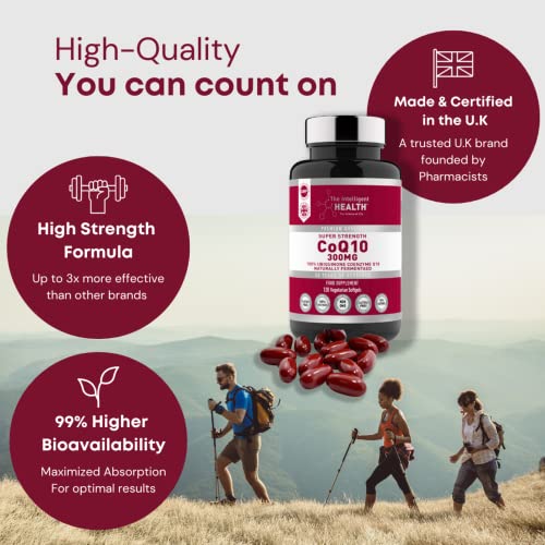 Super Strength Ubiquinone CoQ10 - 300mg Capsules