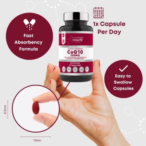 Super Strength Ubiquinone CoQ10 - 300mg Capsules