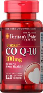 Puritan's Pride Q-SORB CoQ10 100 mg Softgels
