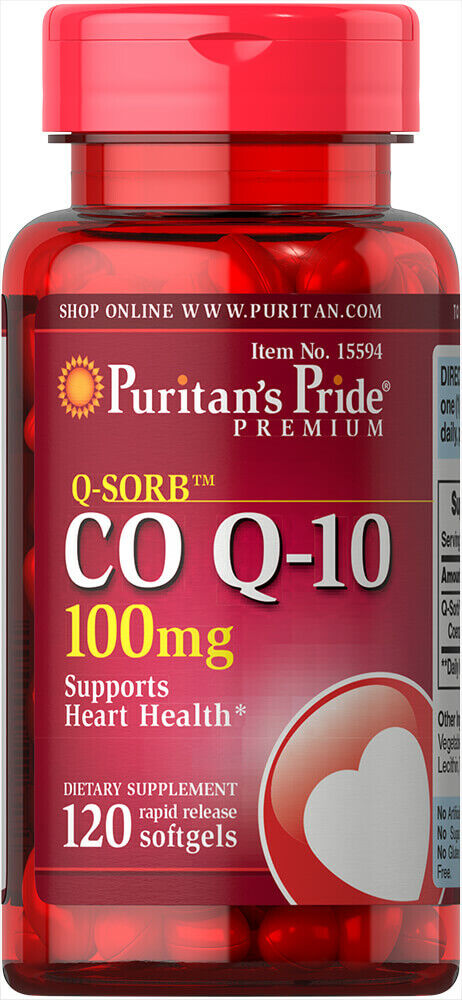 Puritan's Pride Q-SORB Co Q-10 100 mg Softgels