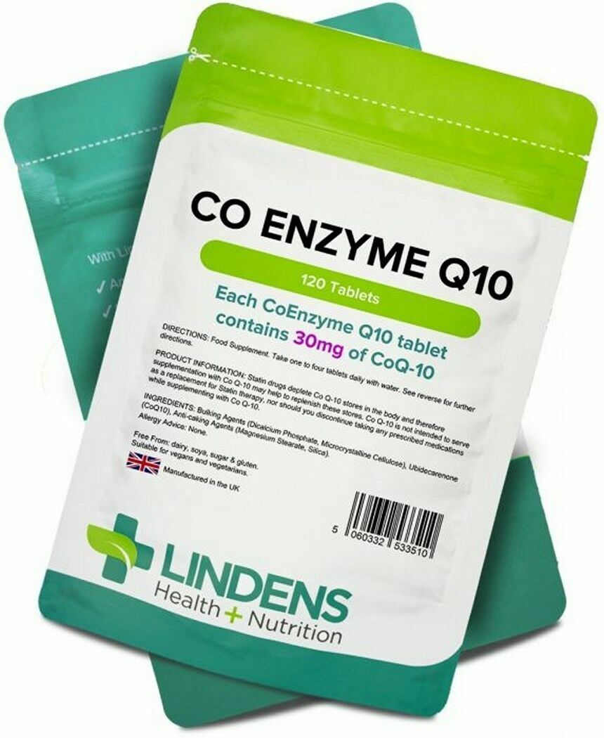 Coenzyme Q10 30mg – 120 Antioxidant Tablets