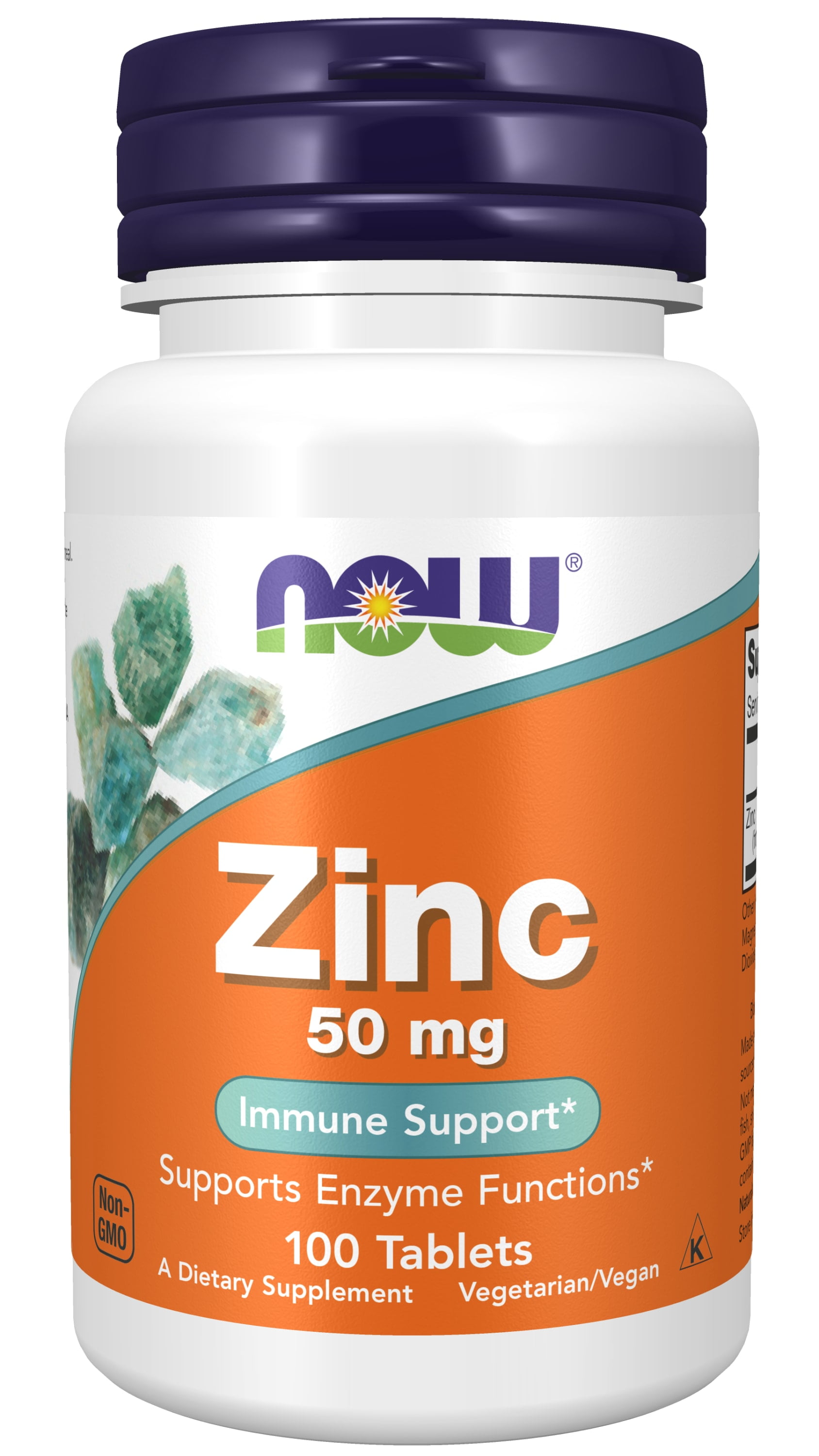 Now Zinc Gluconate 50mg - 100 Tablets