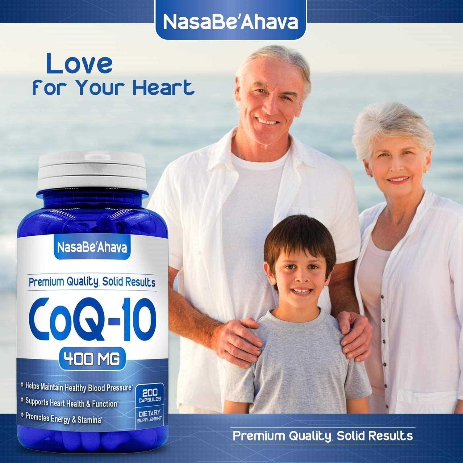 NASA BEAHAVA CoQ10 400mg 200 Capsules