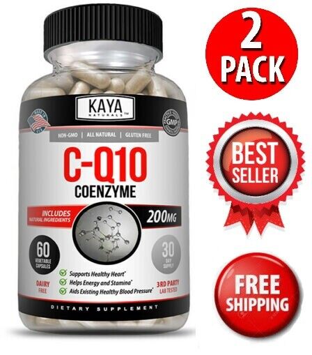 CoQ10 200mg - Heart Health Support (2 Pack)
