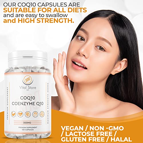 CoQ10 300mg Vegan Capsules - 120 Count