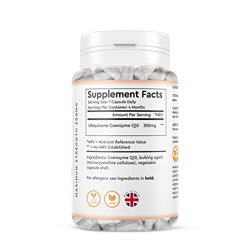 CoQ10 300mg Vegan Capsules - 120 Count