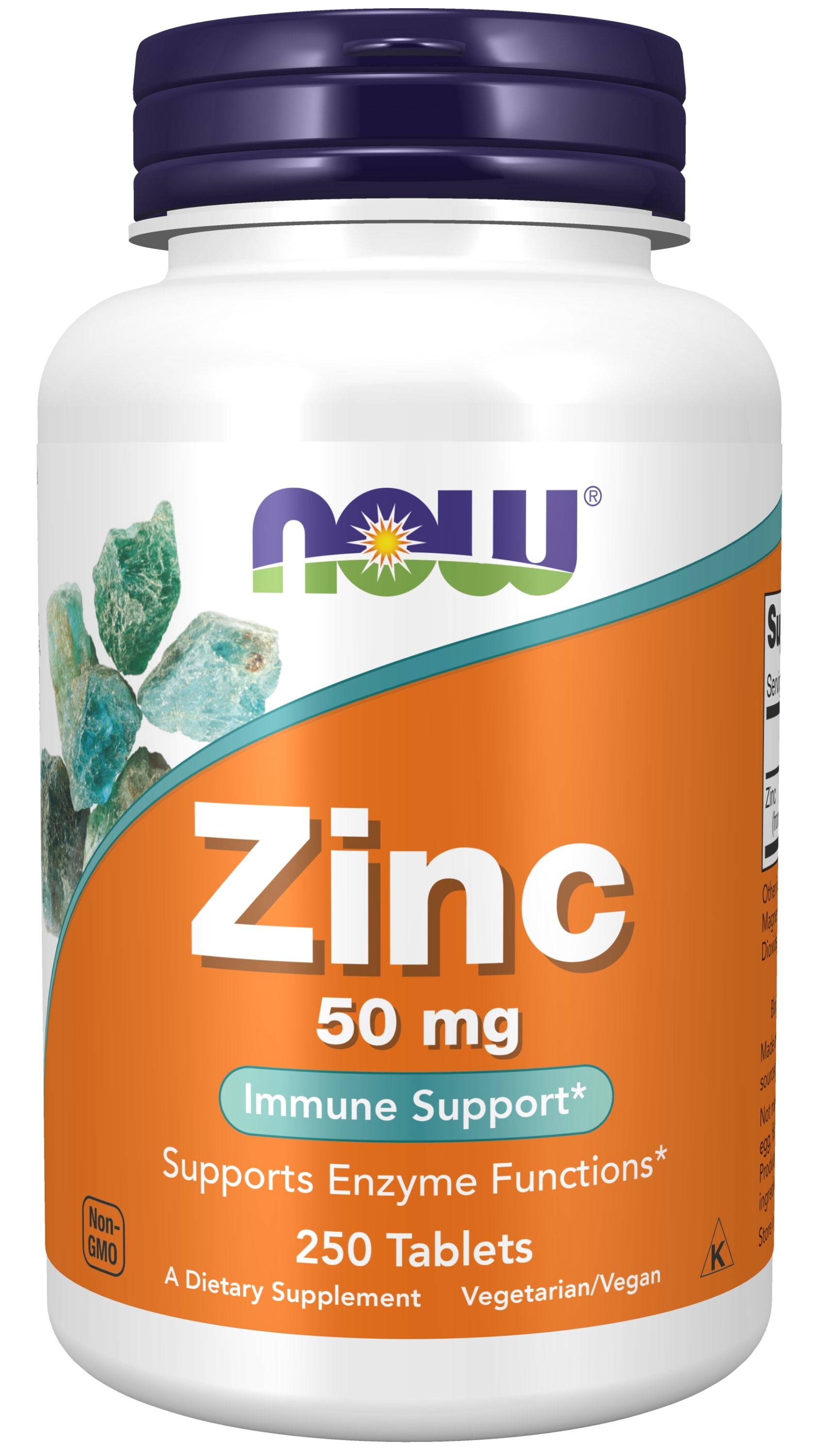 Now Foods Zinc Gluconate 50mg, 250 Tablets