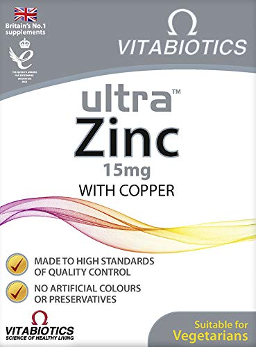 Vitabiotics Ultra Zinc 15mg with Copper Capsules