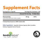 50mg Zinc Supplement for Immune Support - 120 Capsules