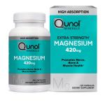 Qunol Magnesium Glycinate Capsules 420mg, 120 Count