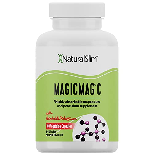 NaturalSlim MagicMag Magnesium Citrate Capsules, 400 mg