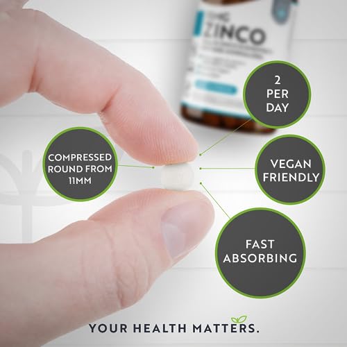 High Strength Zinc Tablets 50mg - 365 Vegan