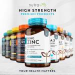 High Strength Zinc Tablets 50mg - 365 Vegan
