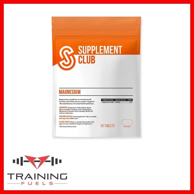 Magnesium Oxide 500mg - 90 Tablets