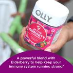 Berry Flavor Immunity Gummies with Elderberry, 45 Count