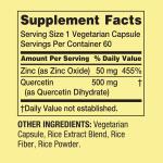 Spring Valley Quercetin Immune Support Capsules, 500 mg