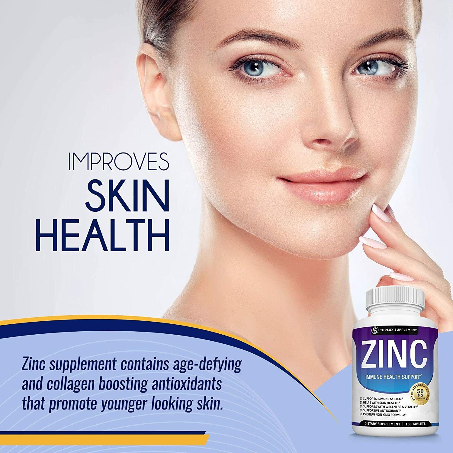 Zinc Complex 50 MG - Immune Support Duo