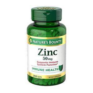 Nature’s Bounty Zinc 50mg for Immune Support