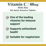 Nature's Bounty Vitamin C with Zinc Tablets