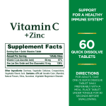 Nature's Bounty Vitamin C with Zinc Tablets
