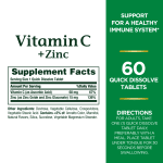 Nature's Bounty Vitamin C with Zinc Tablets