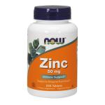 Now Foods Zinc Gluconate 50mg, 250 Tablets