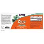 Now Foods Zinc Gluconate 50mg, 250 Tablets