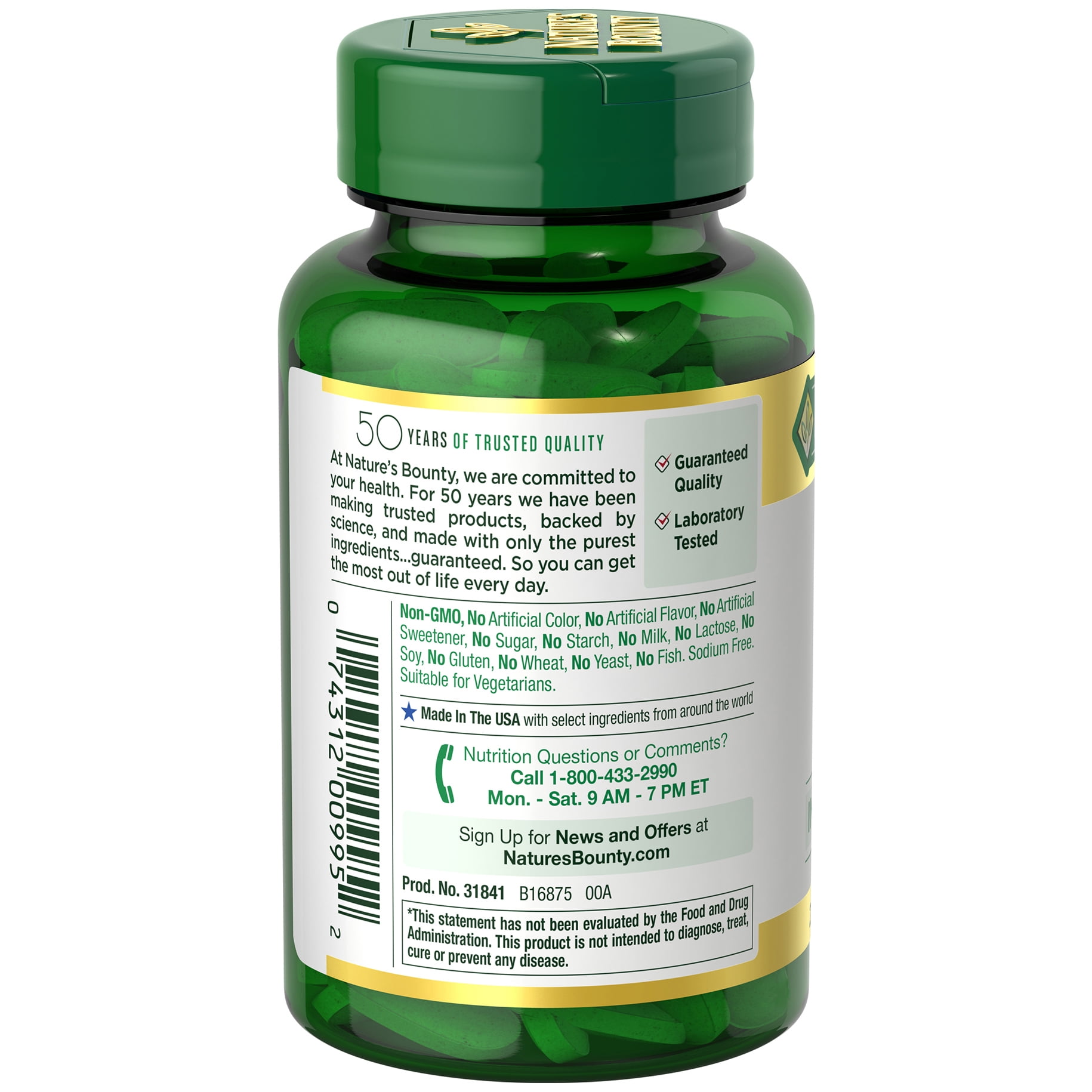 Nature's Bounty Zinc 50mg - 200 Tablets