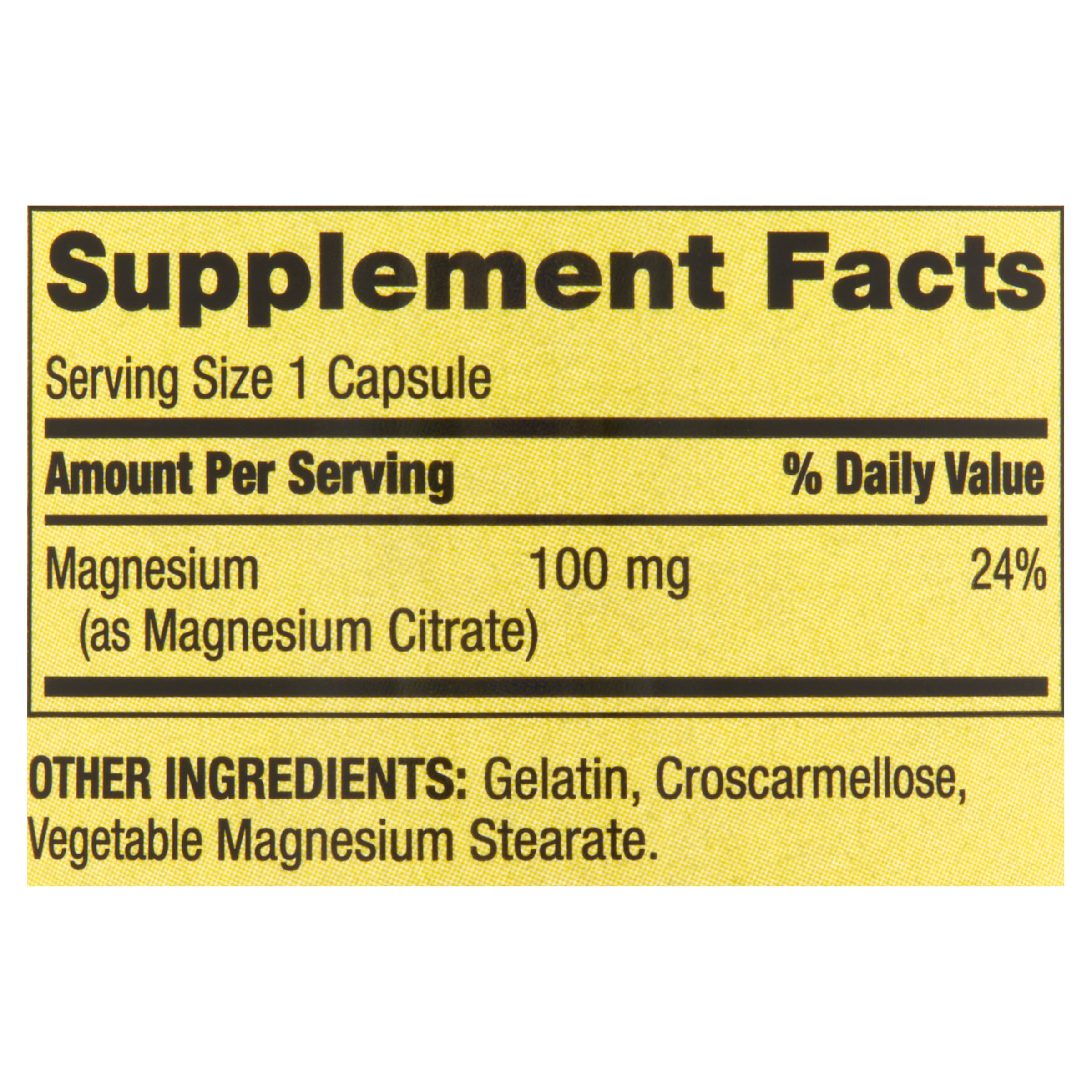 Spring Valley Magnesium Citrate for Bone Health, 100 mg